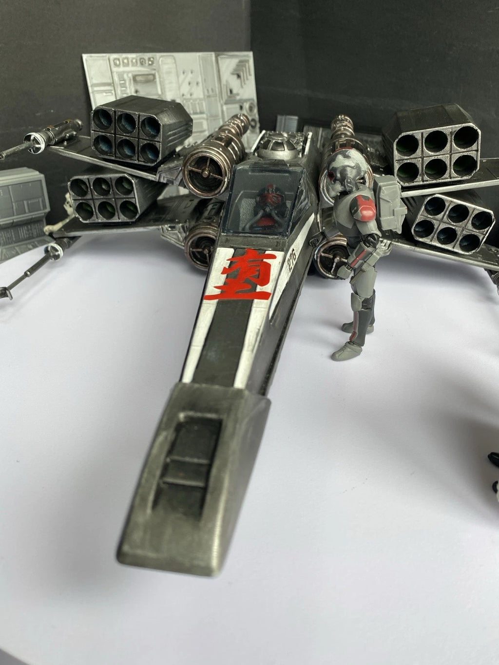 Star Wars Andor Rift Lance X Wing Jedi Sith Empire Vintage Kenner Custom