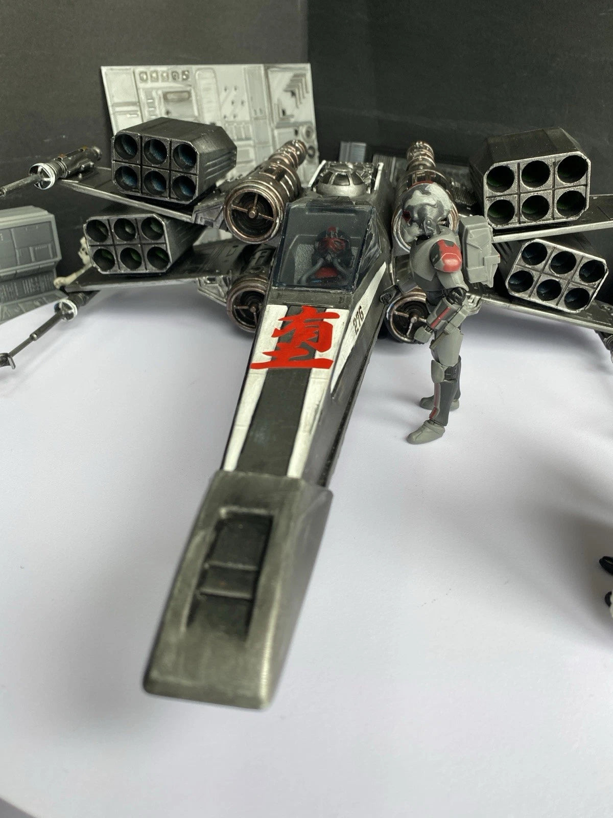 Star Wars Andor Rift Lance X Wing Jedi Sith Empire Vintage Kenner Custom