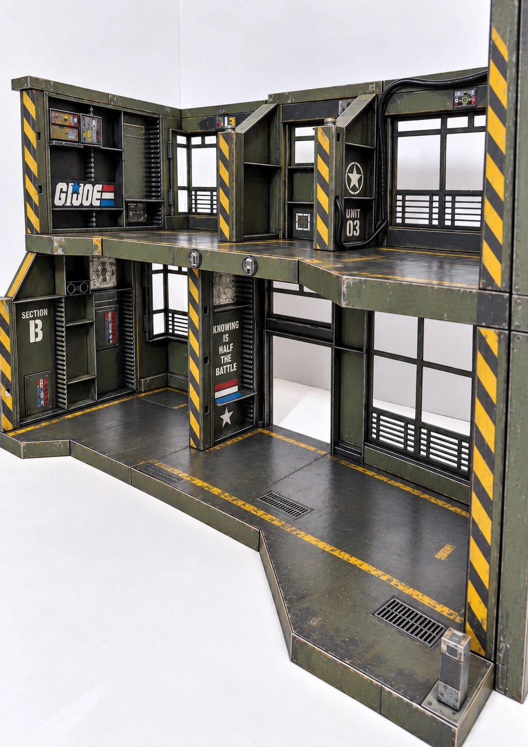 DIORAMA GI JOE CUSTOM COMMISSION COBRA 3.75 1:18 VINTAGE HASBRO COLLECTIBLE