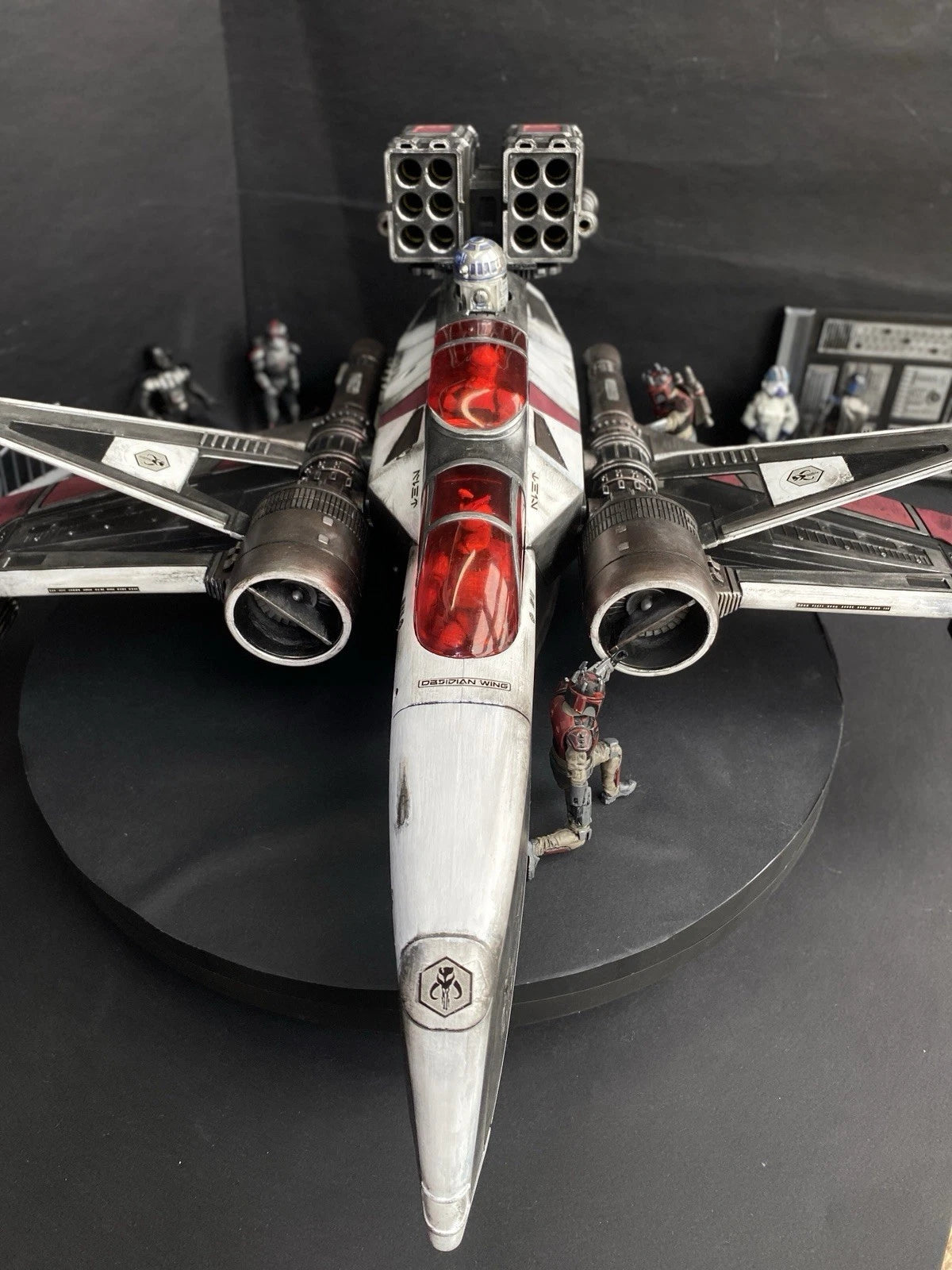“Red Wraith” Mandalorian ARC 170 Starfighter Star Wars Andor Republic Vintage