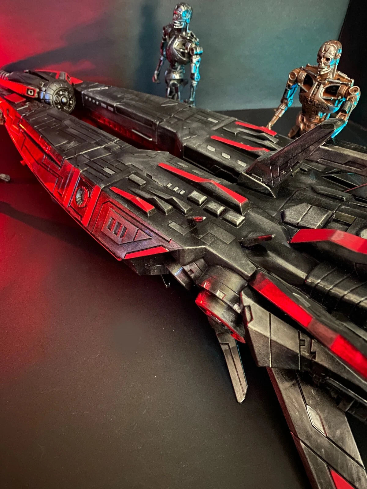 Terminator Hunter Killer Drone Skynet Cyberdyne T800 Rare Kenner Custom 57cm L - view 10