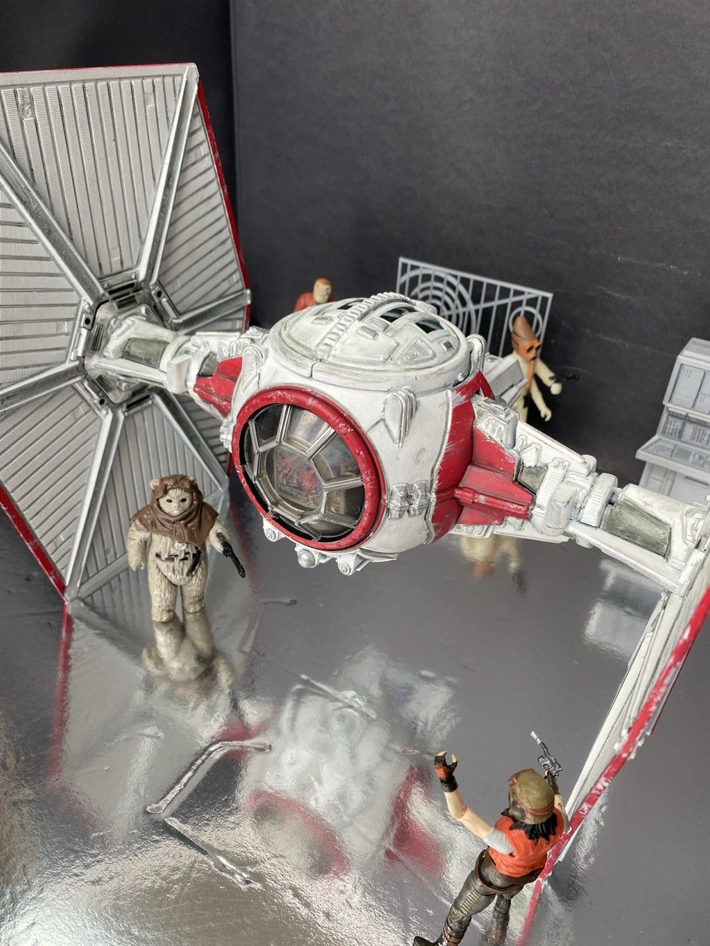 Star Wars TIE Fighter Vintage Collection Imperial Empire Sith Custom Starfighter