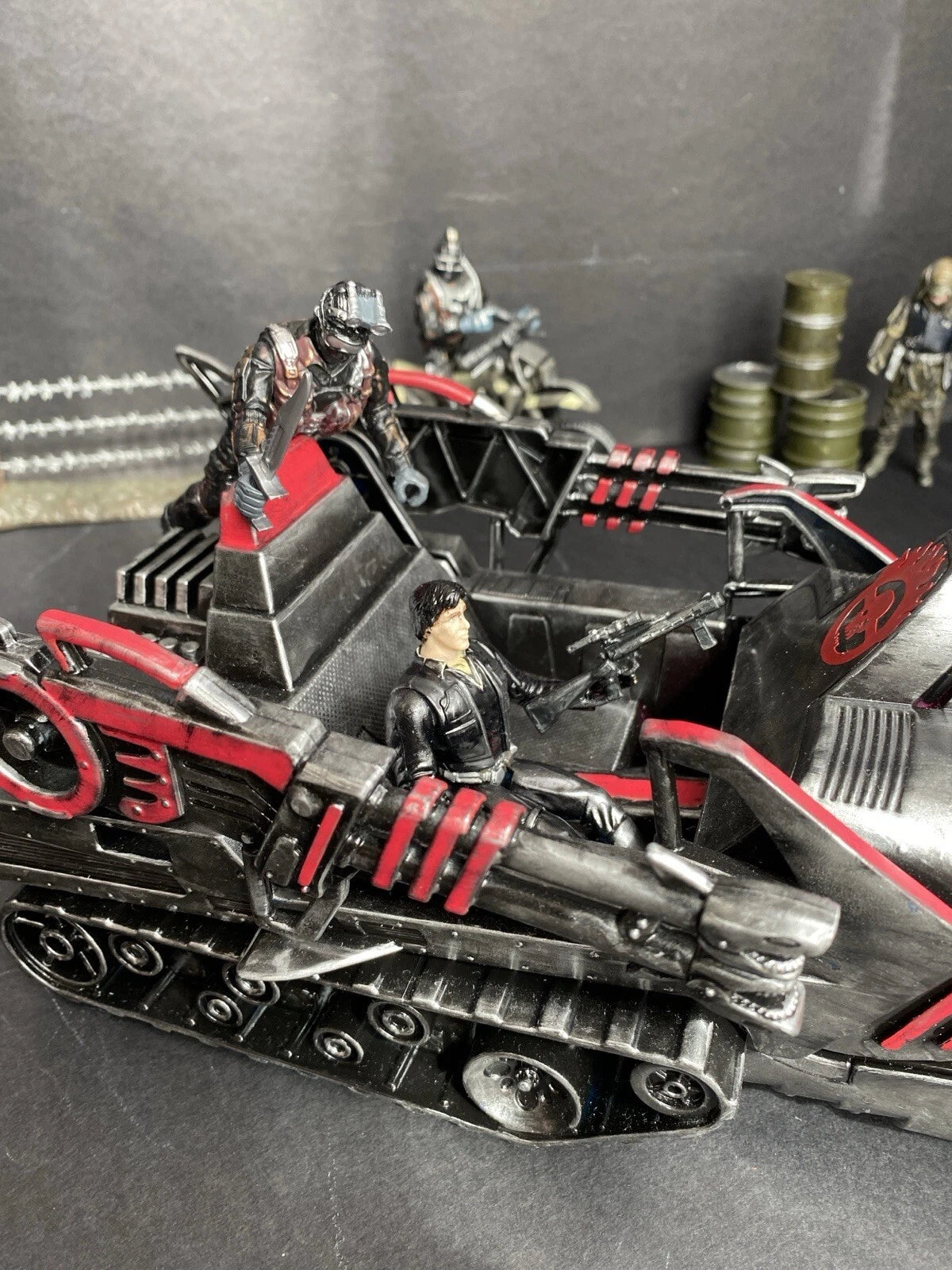 GI JOE COBRA DEVELOPMENTAL TERROR TANK 1:18 Rare Collectible Vintage Custom