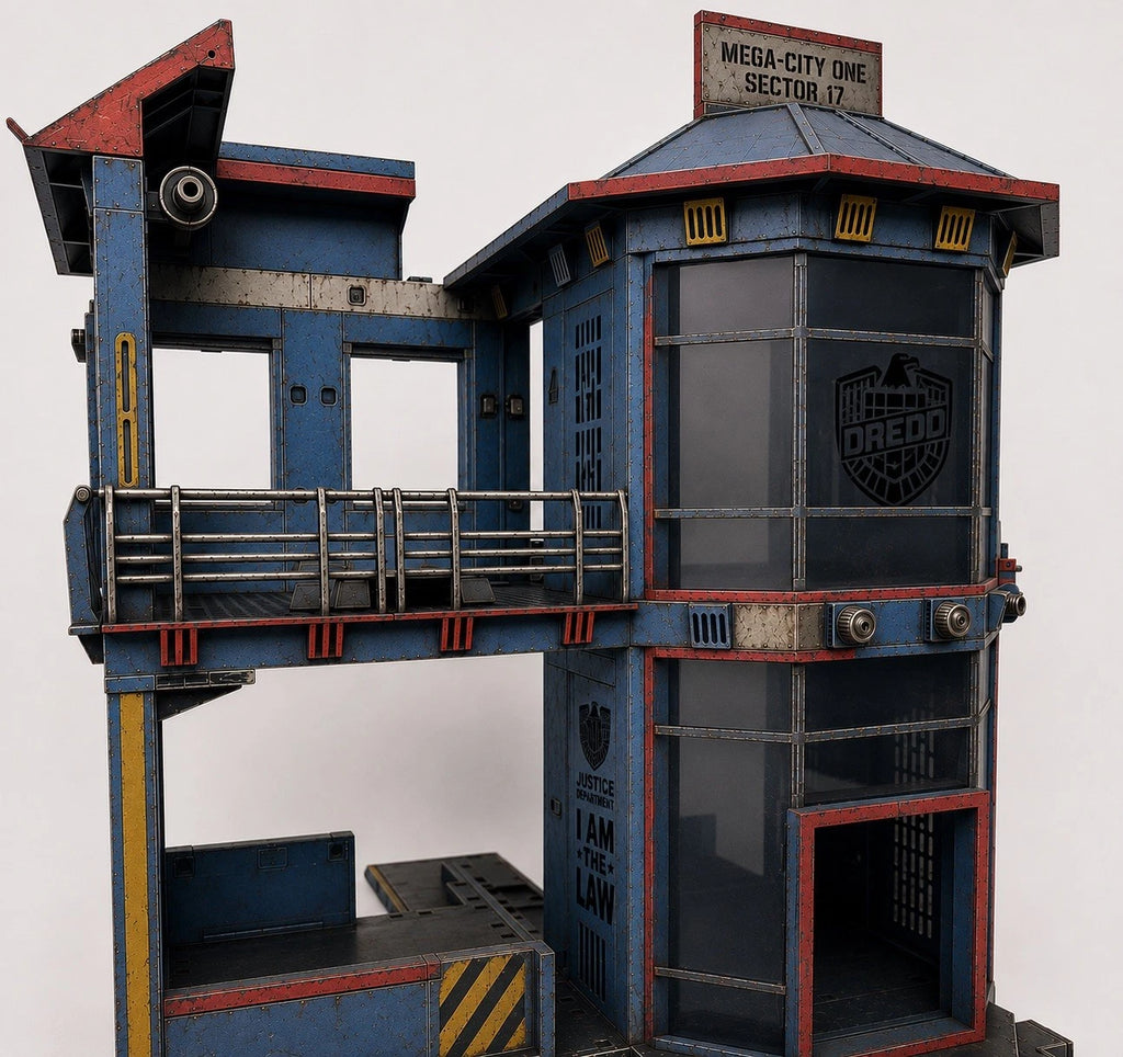 Mega-City Blockade Interceptor Commission | Judge Dredd Custom Vehicle / Diorama