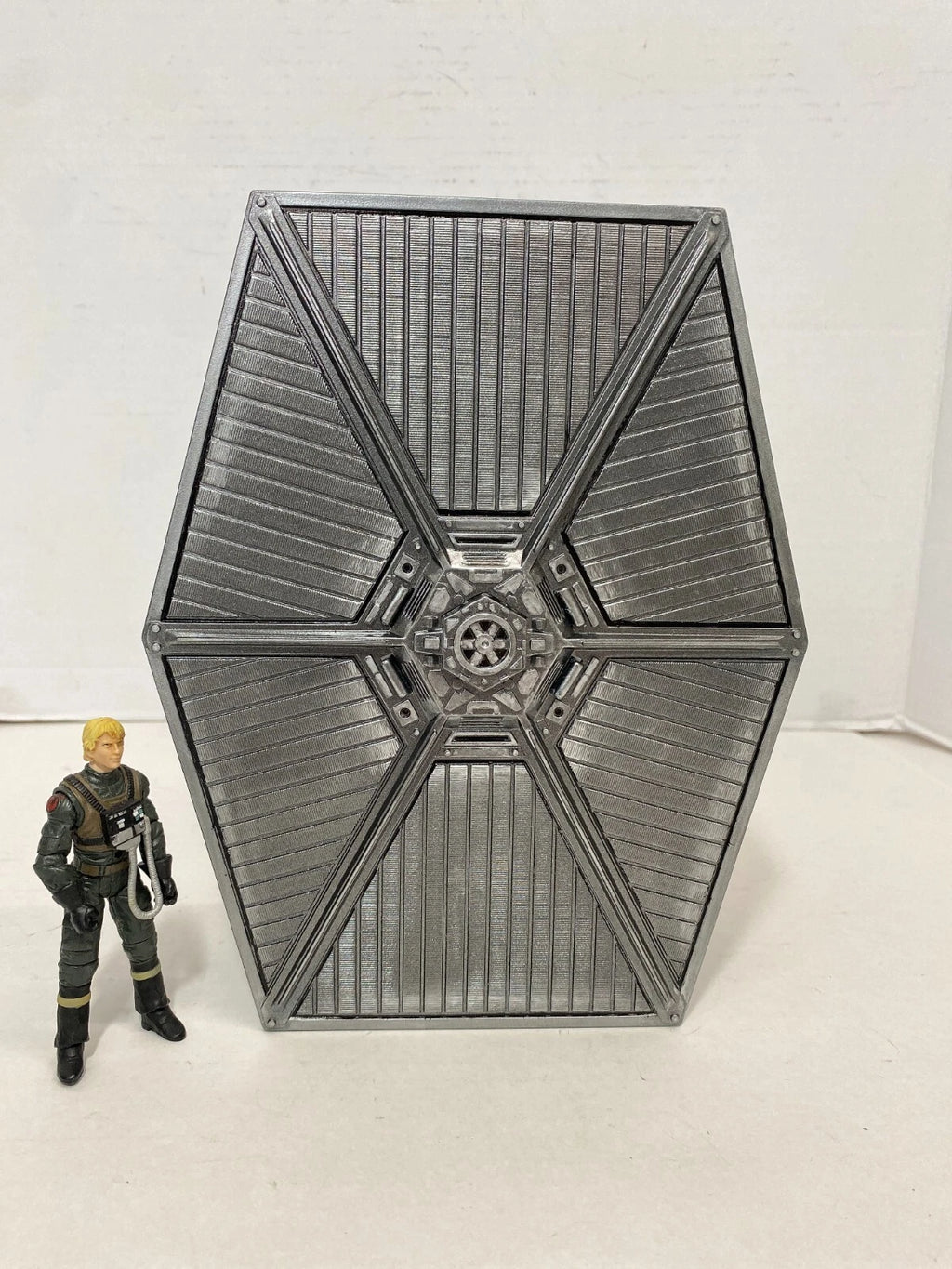 Andor Obsidian Reign Star Wars TIE Fighter Custom Vintage Kenner Black Series - view 13