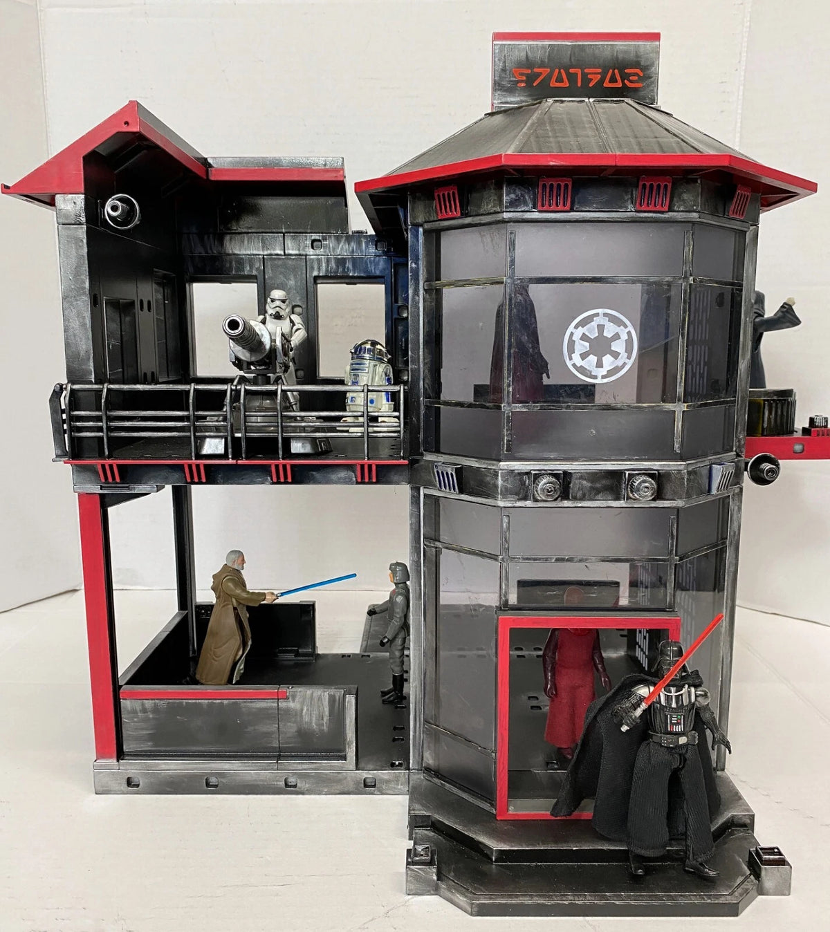Star Wars Royal Guard Emperor Palpatine Headquarters Vintage Kenner Custom - view 3