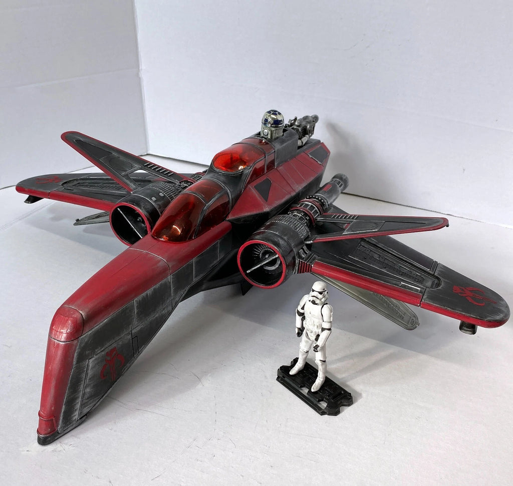Star Wars Mandalorian Death watch Gunship Empire Vintage Kenner Black series - view 15