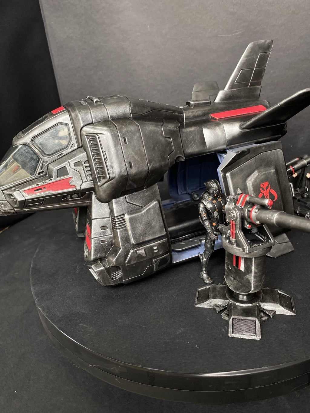 HISS-VTOL “Black Asp” – Cobra Dropship Gunship 3.75” Custom G.I. Joe collectible