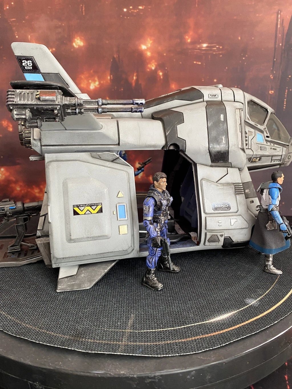RoboCop OCP Custom Gunship Detroit Police Transport Urban Assault Battle Damaged