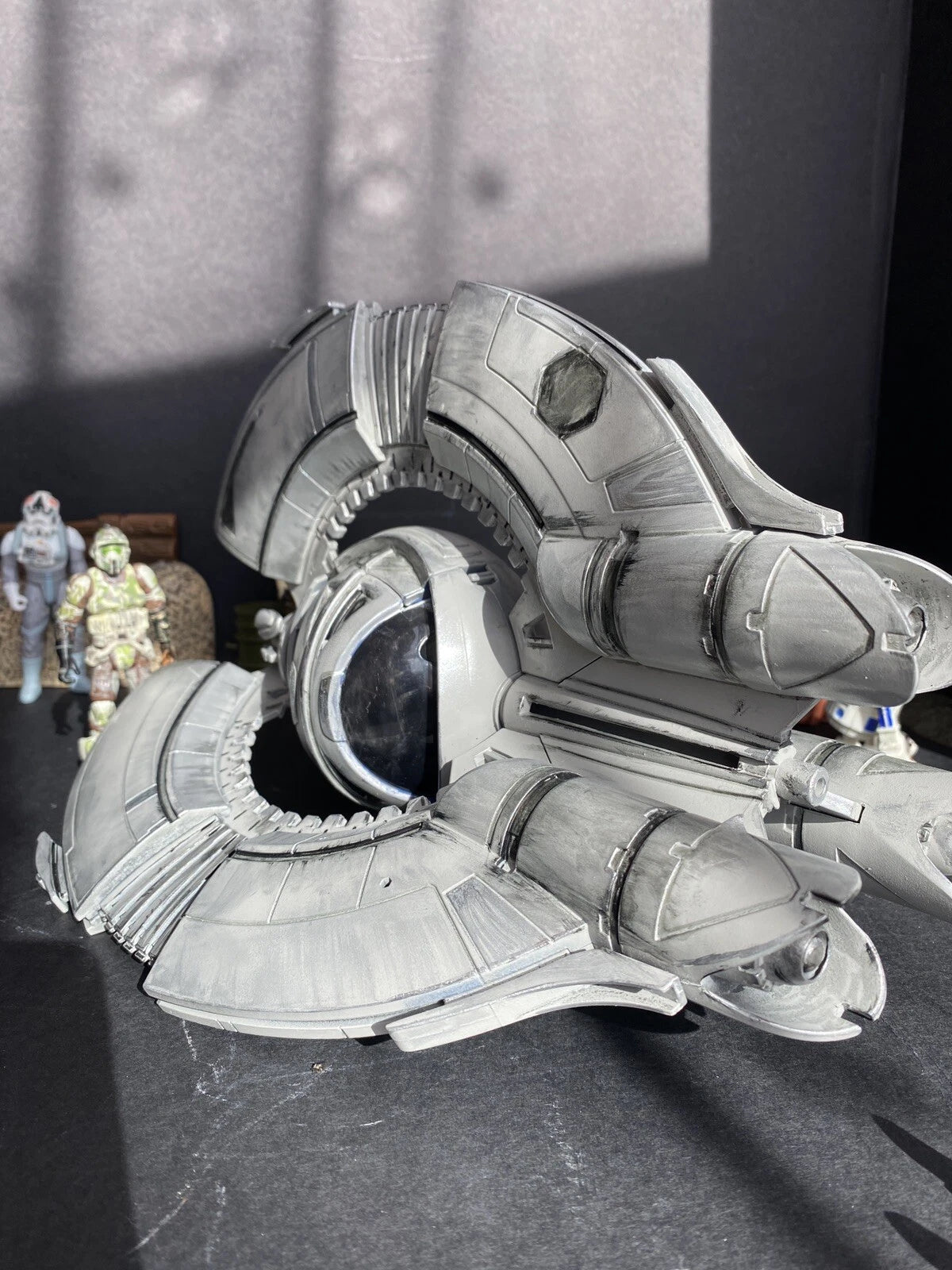 Star Wars Eclipse Tri-Fighter Custom CIS Droid Interceptor Vintage Kenner  - view 12