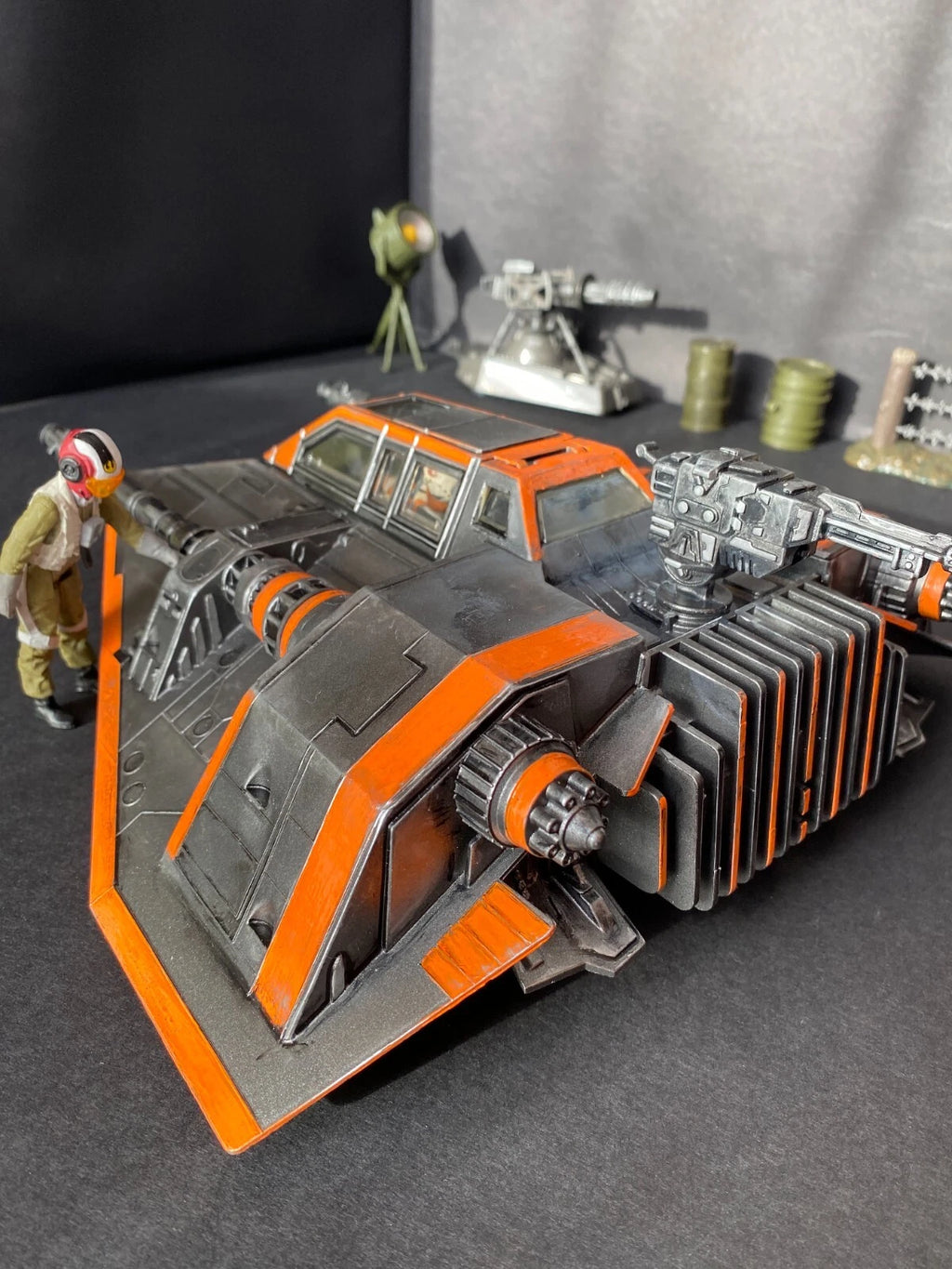 Star Wars Rebel Snowspeeder Endor Hoth Empire Strikes back Vintage Kenner Custom - view 12