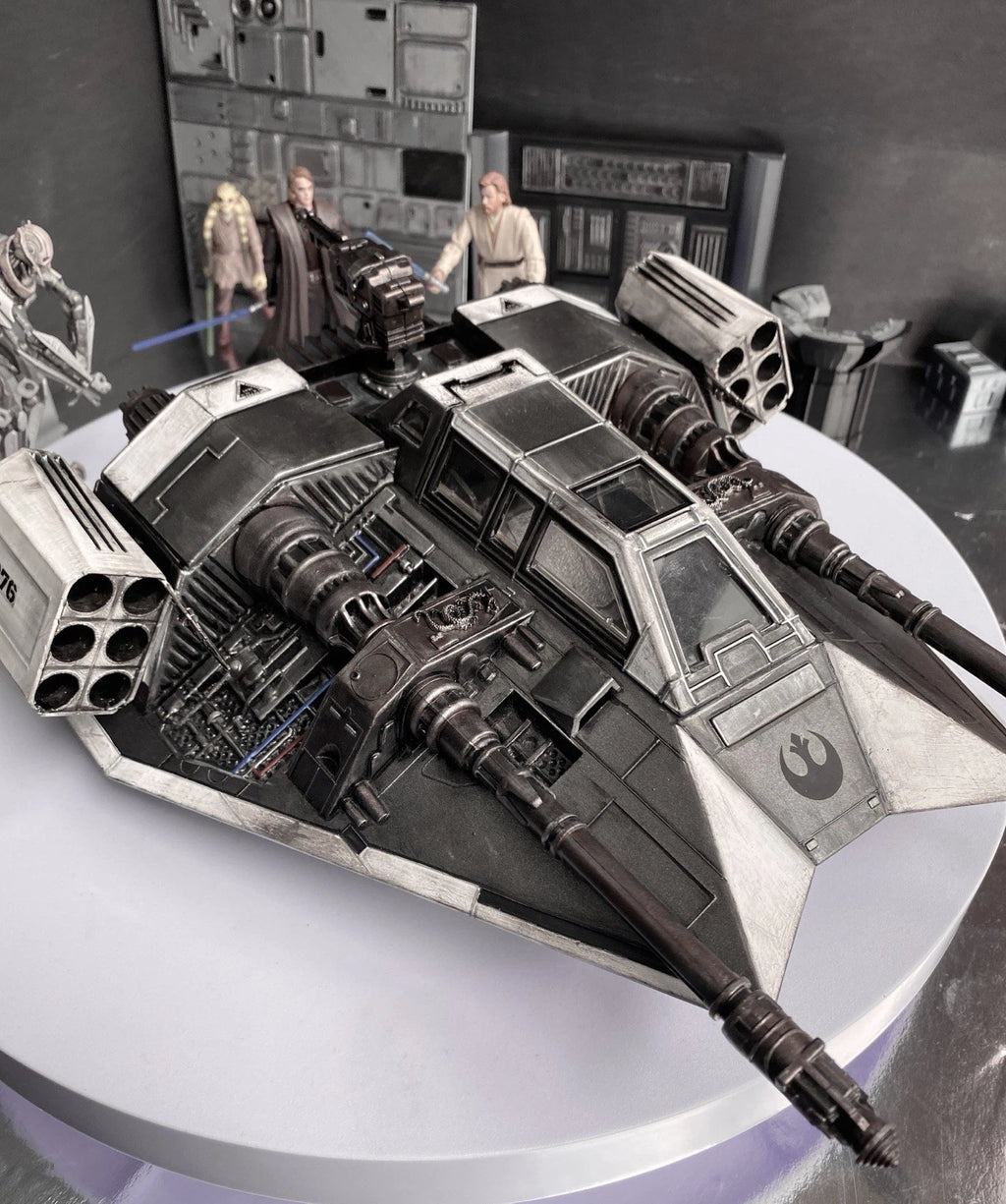 Star Wars Rebel Snowspeeder Midnight Raptor X9 Collector Andor Exclusive Custom