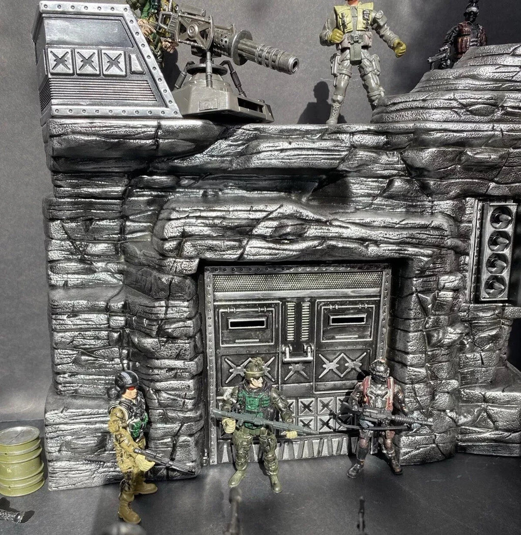 GI JOE COBRA DEVELOPMENTAL TERROR DOME Diorama 1:18 Snake Destro Vintage Custom