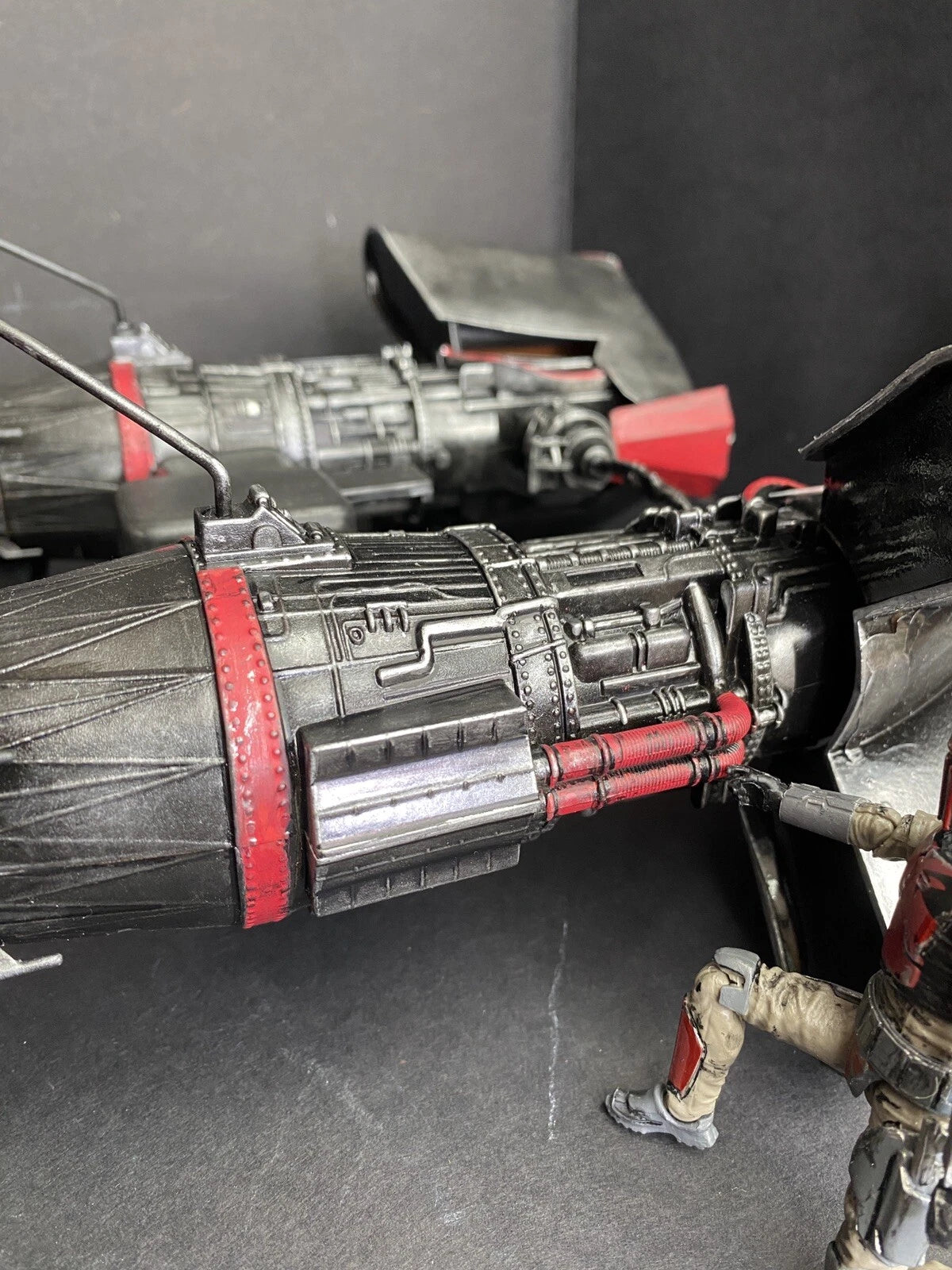 Star Wars Death Watch Pod Racer Original 1999 Kenner Vintage Black Series Empire - view 13