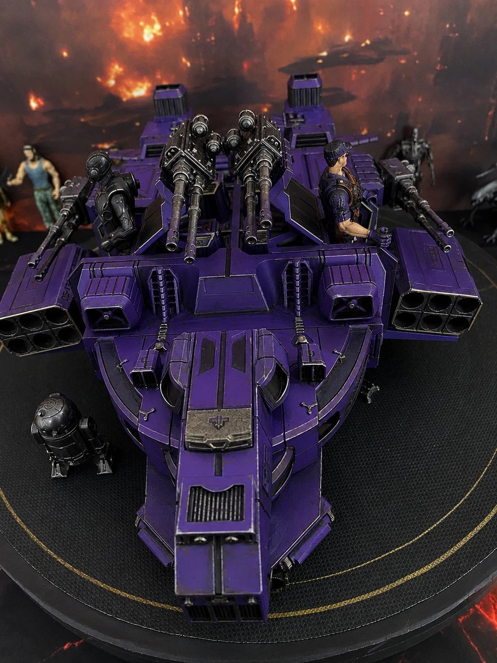 Blade Runner Custom Tyrell Corp Deckard 2049 Spinner Model Diorama Commission