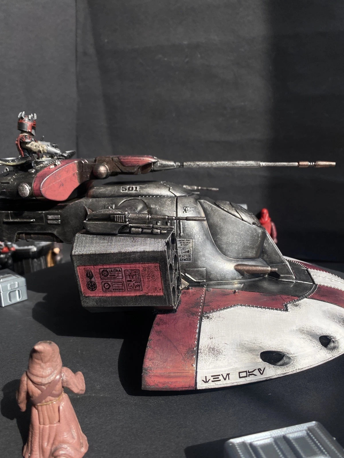 Star Wars AAT Armored Assault Tank Custom Mandalorian The Clone Wars Collectible