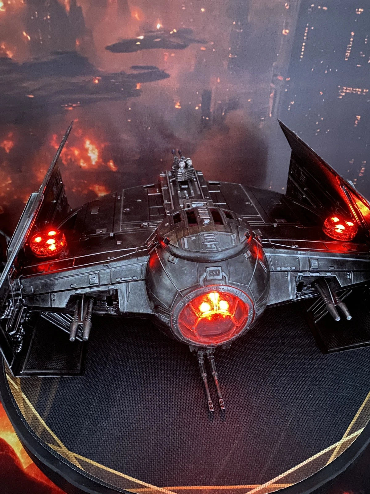 Star Wars TIE Fighter Vintage Collection Imperial Empire Sith Custom Starfighter