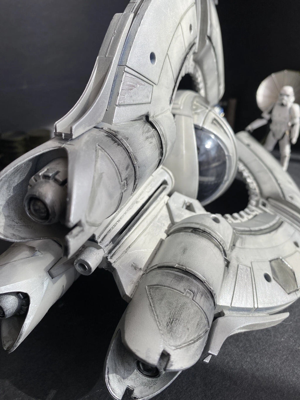 Star Wars Eclipse Tri-Fighter Custom CIS Droid Interceptor Vintage Kenner  - view 16