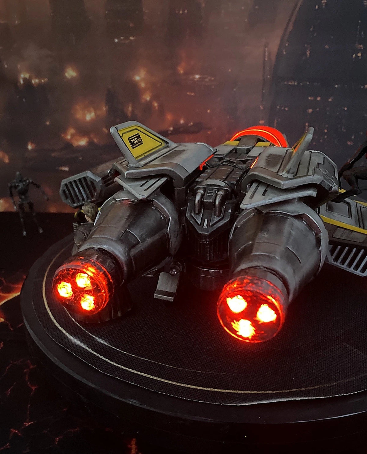 OCP Hellstreak Urban Suppression Interceptor LED Custom vintage RoboCop Display