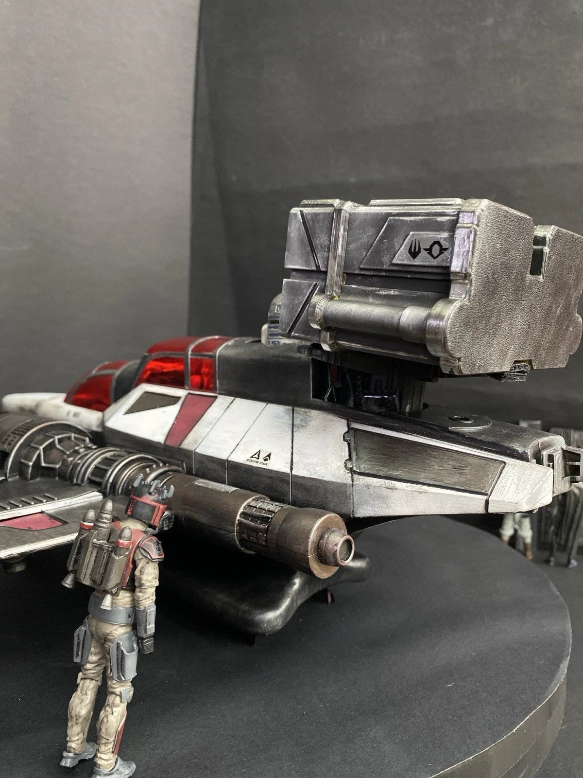 “Red Wraith” Mandalorian ARC 170 Starfighter Star Wars Andor Republic Vintage