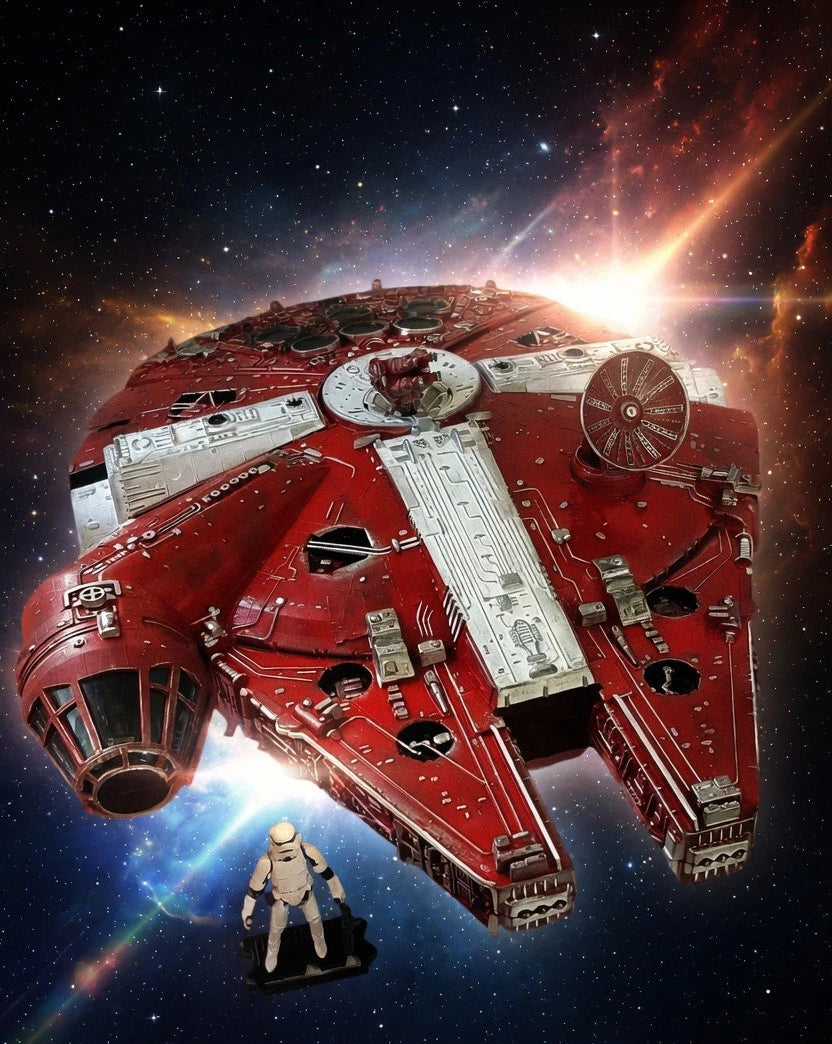  Hand-Painted Star Wars Millennium Falcon | Rebel Sith | Custom | Made to Order