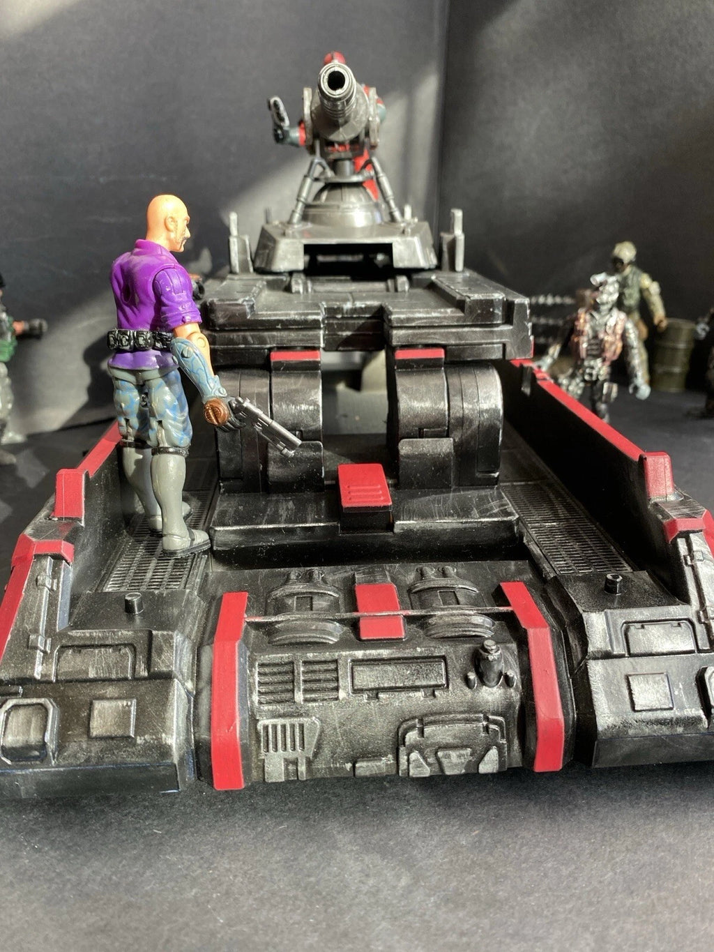 GI JOE COBRA Hover Tank Diorama 1:18 3.75 Inch Rare Collectible Vintage Custom