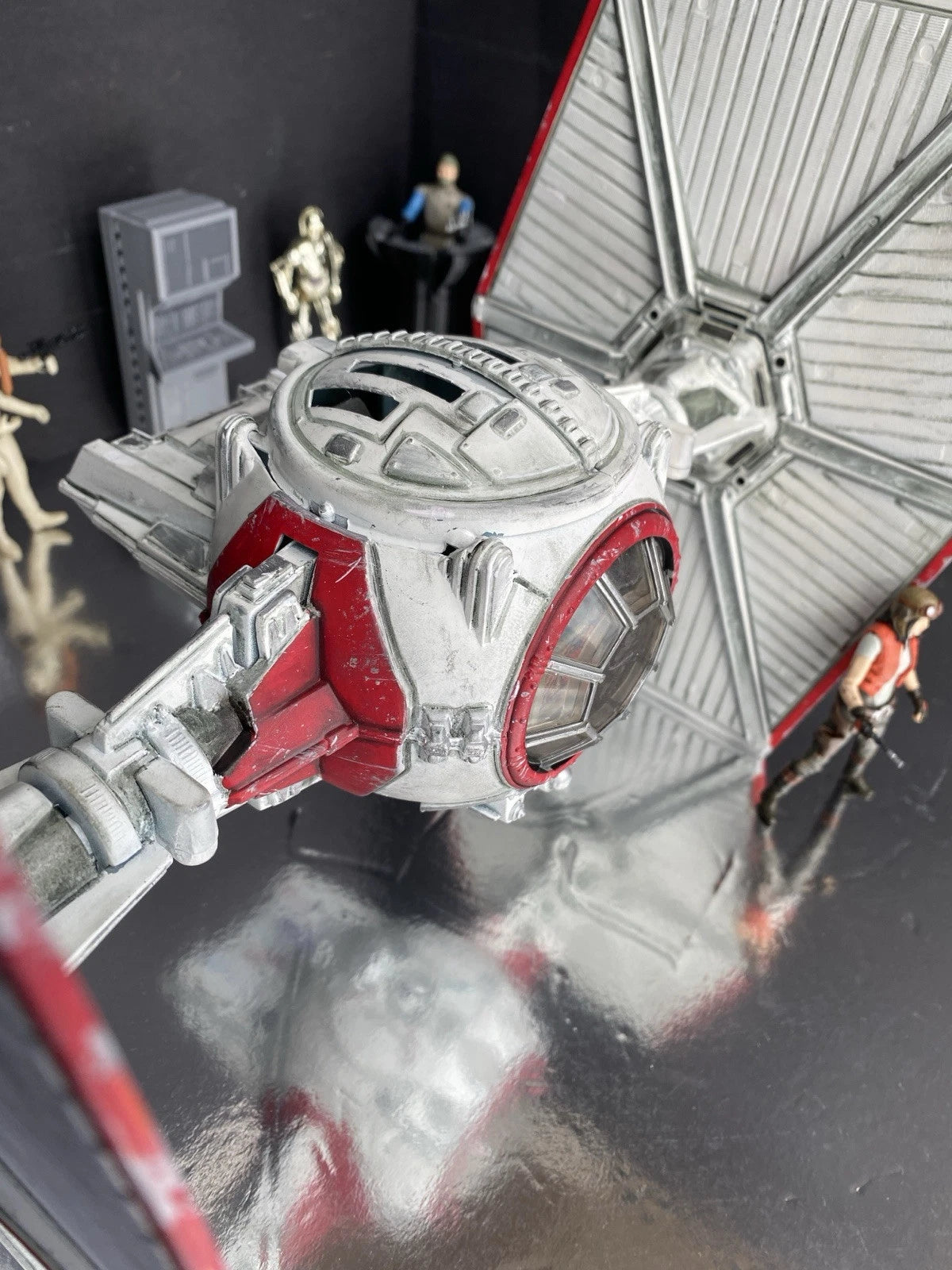 Star Wars TIE Fighter Vintage Collection Imperial Empire Sith Custom Starfighter
