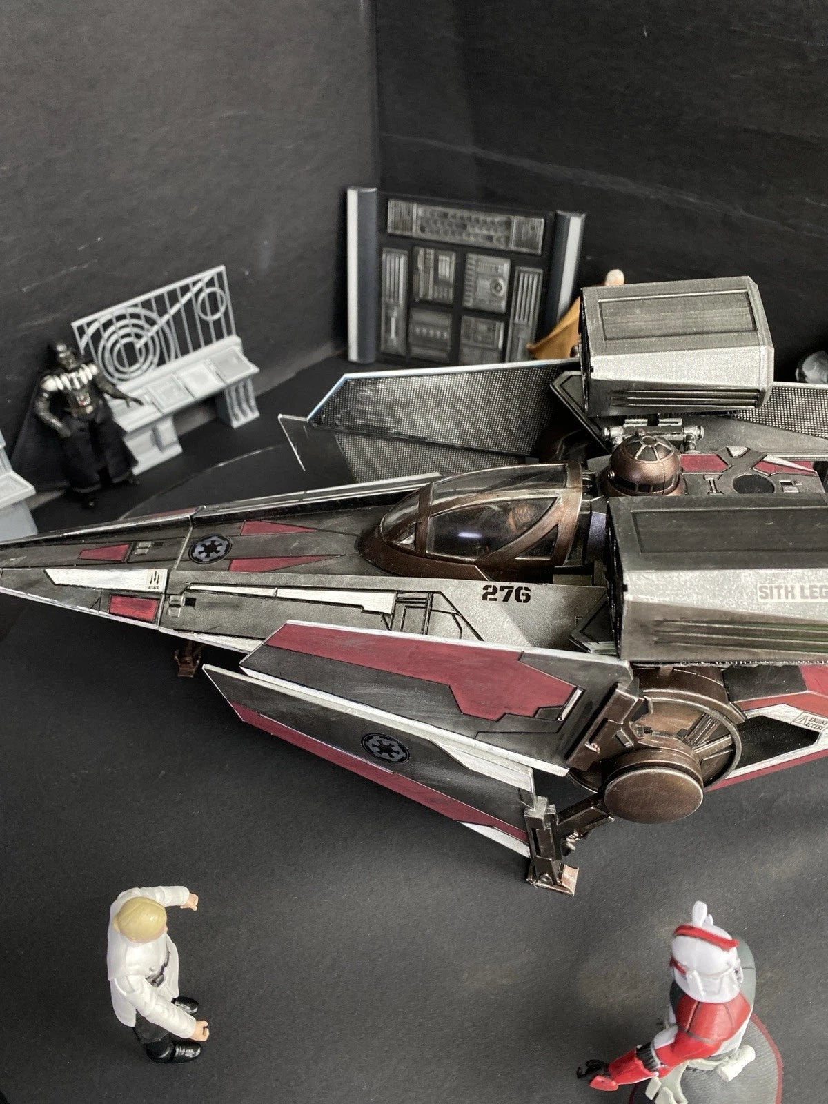 Andor Star Wars Hoth PHX-276 BRAVO V-Wing Interceptor Endor Sith Vintage Kenner