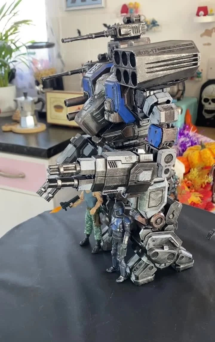 RoboCop ED-209 OCP Custom Mech Robot Walker Detroit Police vintage Collectible