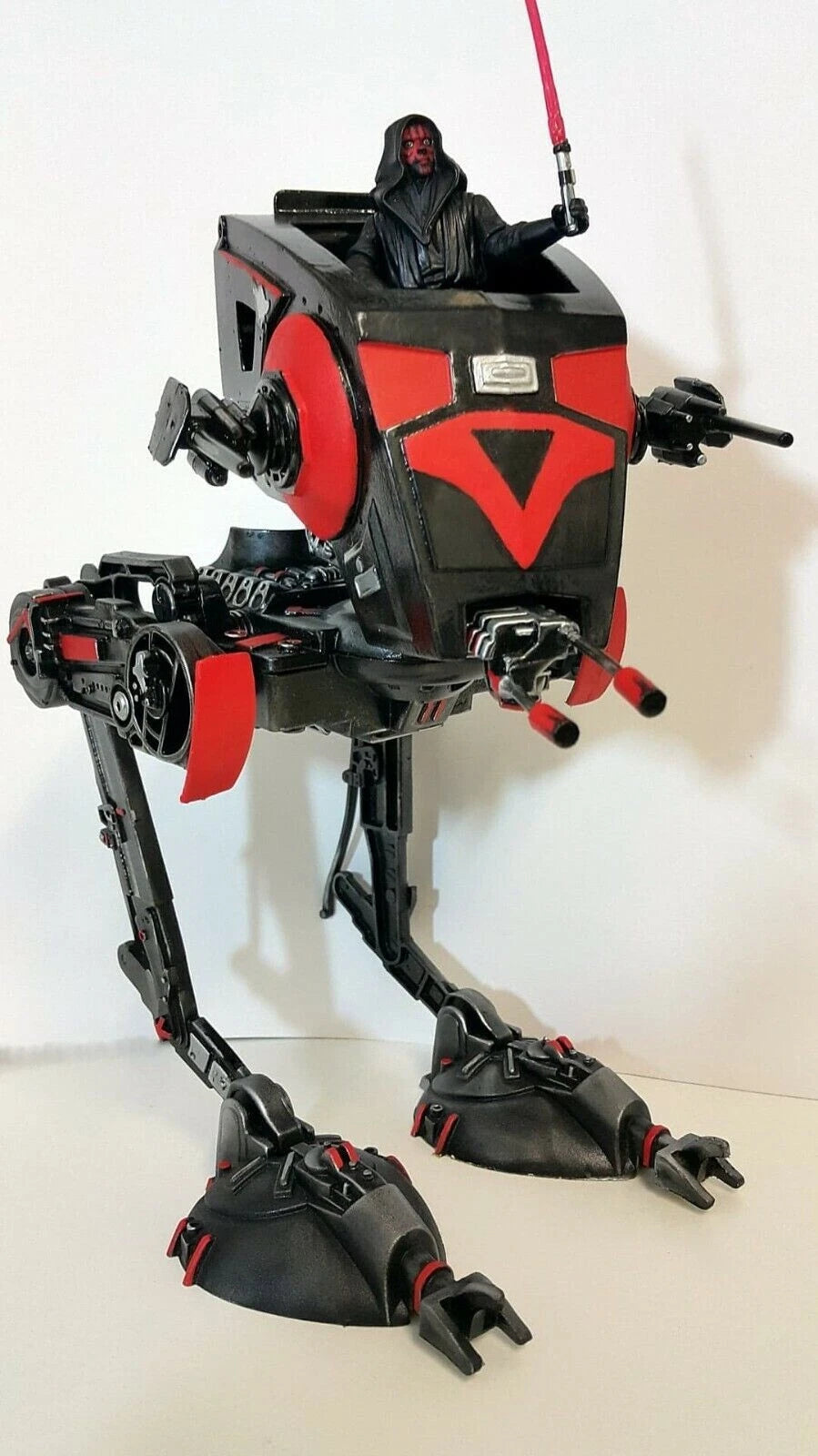 Vintage Star Wars AT ST Night Fang Mauler | Mandalorian Custom Sith hand painted