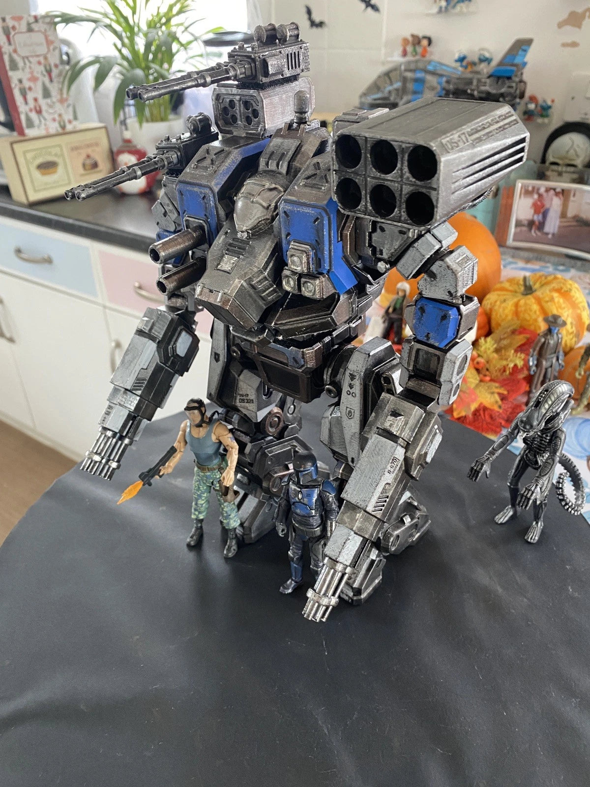Cobra AttackMech OS-221 Urban Exo Custom Heavy Walker GI Joe vintage collectible