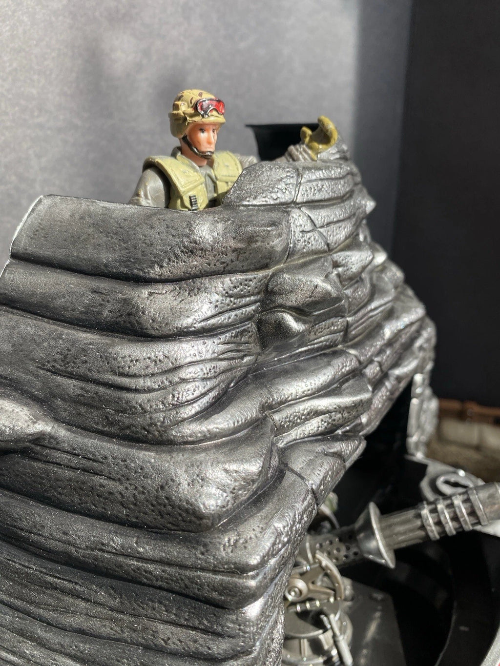 GI JOE COBRA DEVELOPMENTAL TERROR DOME Bunker Diorama Collectible Vintage
