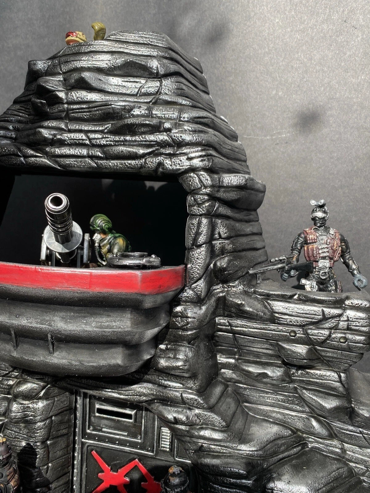 GI JOE COBRA DEVELOPMENTAL TERROR DOME Bunker Diorama Collectible Vintage