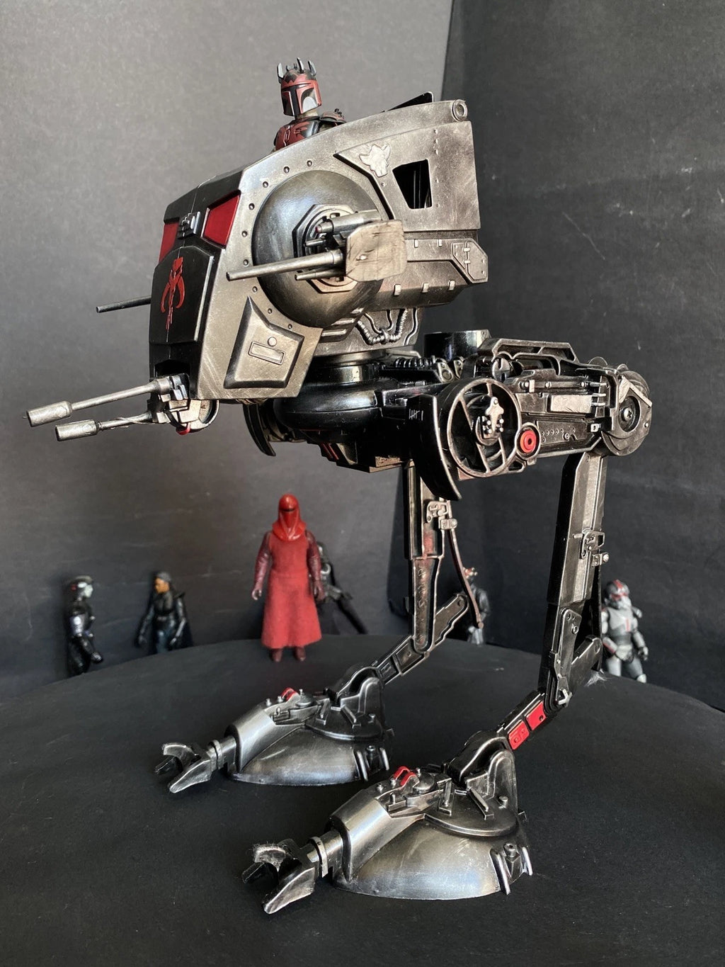 Sith Walker “MYTHOS-STRIDER” Custom AT-ST Mustafar Exegol Black Series Kenner