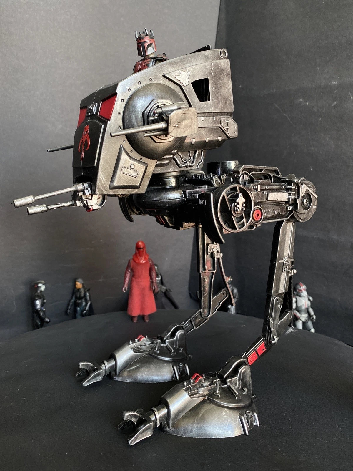 Sith Walker “MYTHOS-STRIDER” Custom AT-ST Mustafar Exegol Black Series Kenner