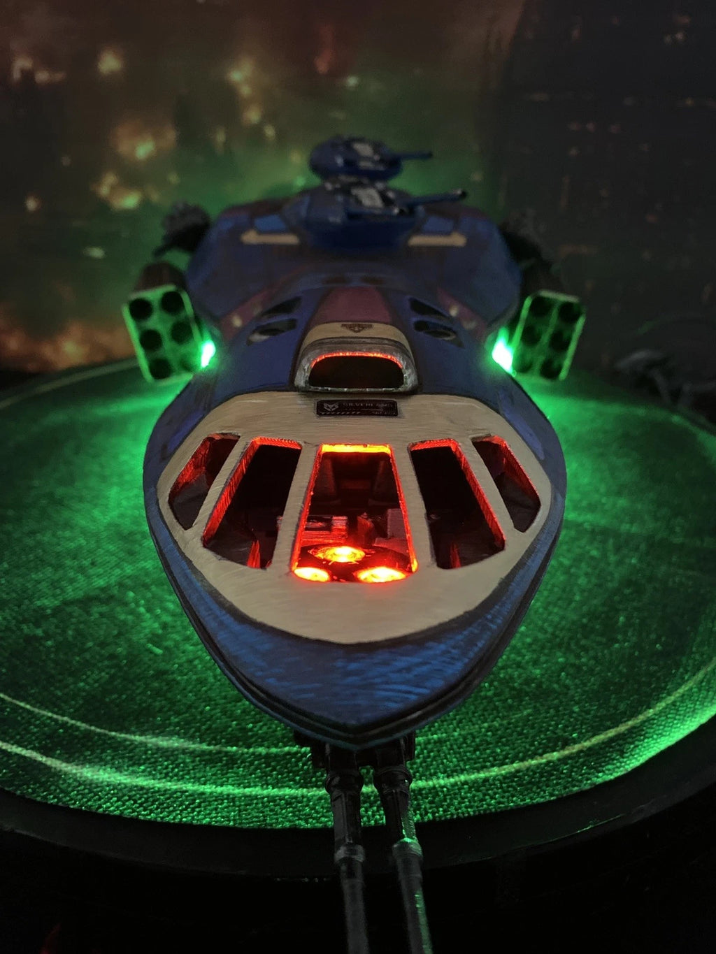 Stargate P9X-4 Viper-Class Gatefront Assault Gunship Diorama Display Custom SG1