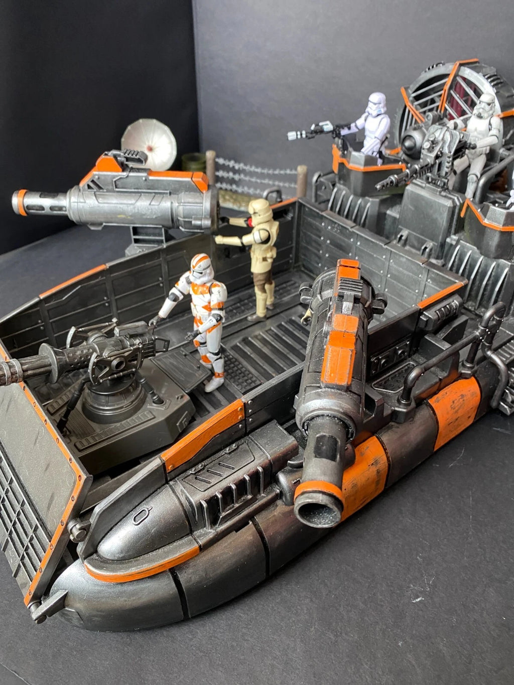 Star Wars Heavy Repulsor Gun-Carrier Assault Transport Empire Vintage Kenner - view 3