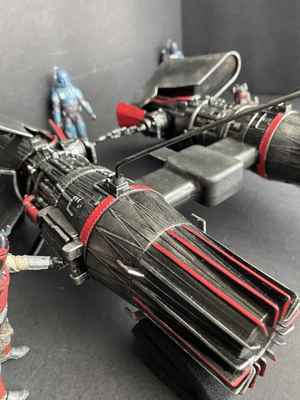Star Wars Death Watch Pod Racer Original 1999 Kenner Vintage Black Series Empire - view 21