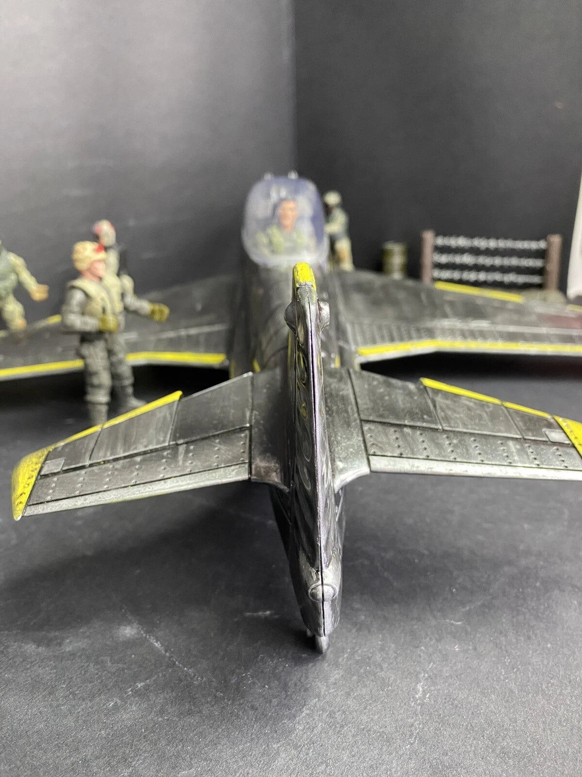 GI JOE COBRA Developmental Night Viper VX-9 Jet Fighter 1:18 handpainted Custom
