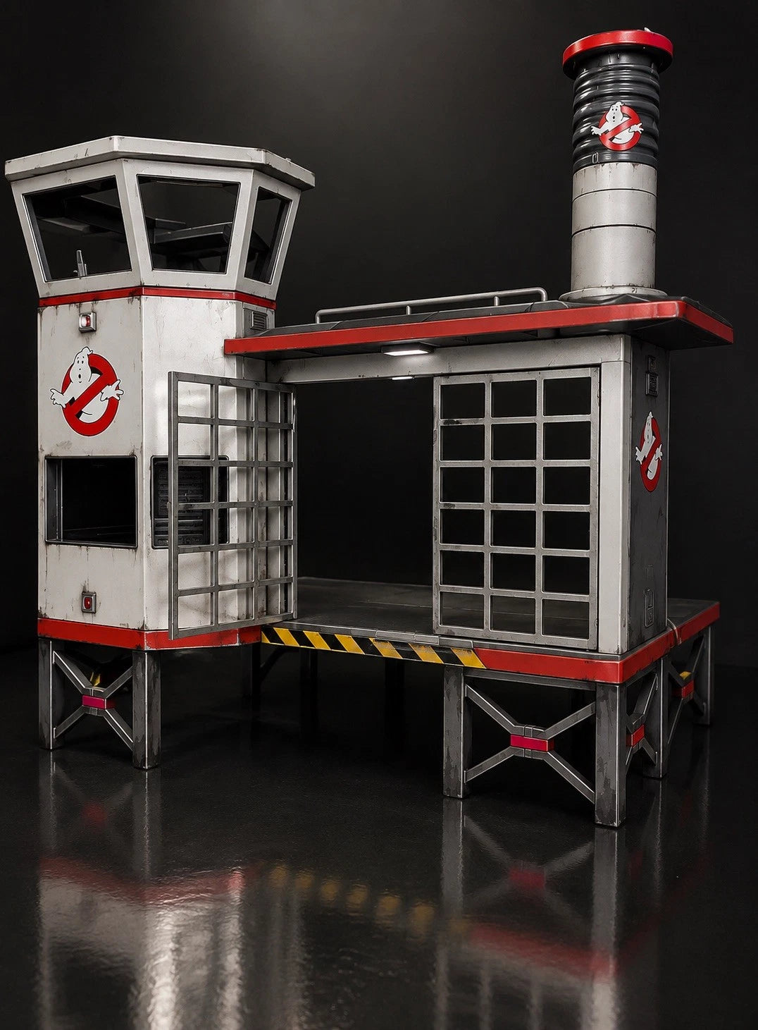 Ghostbusters Custom Vehicle Commission Ecto Repaint vintage Kenner Diorama