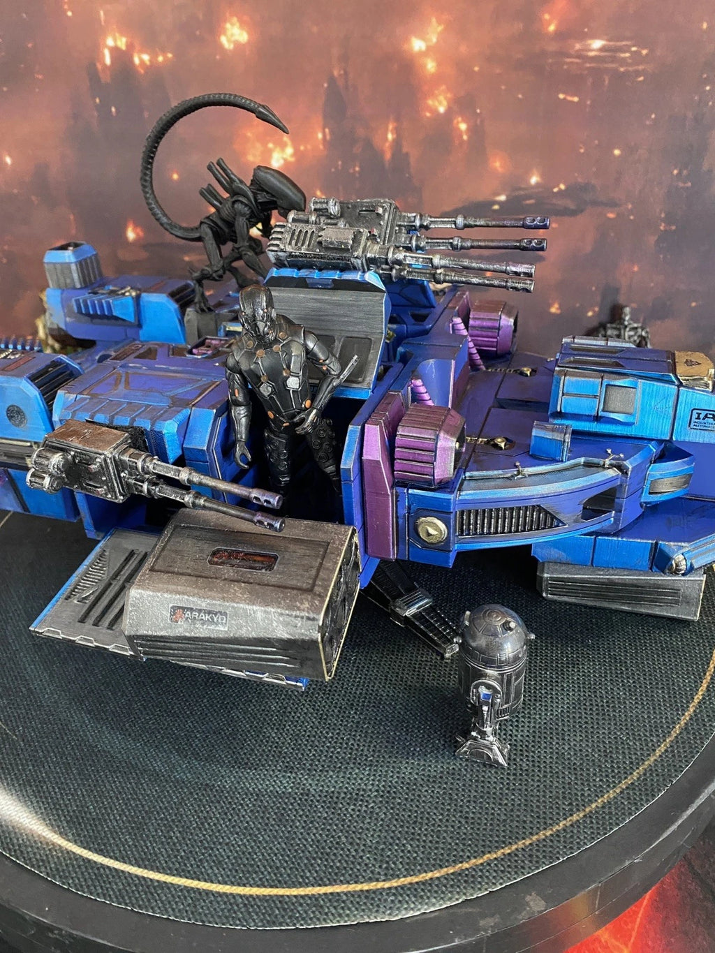 Aliens Weyland Yutani Siege Lander | Custom Colonial Marine Gunship Romulus APC