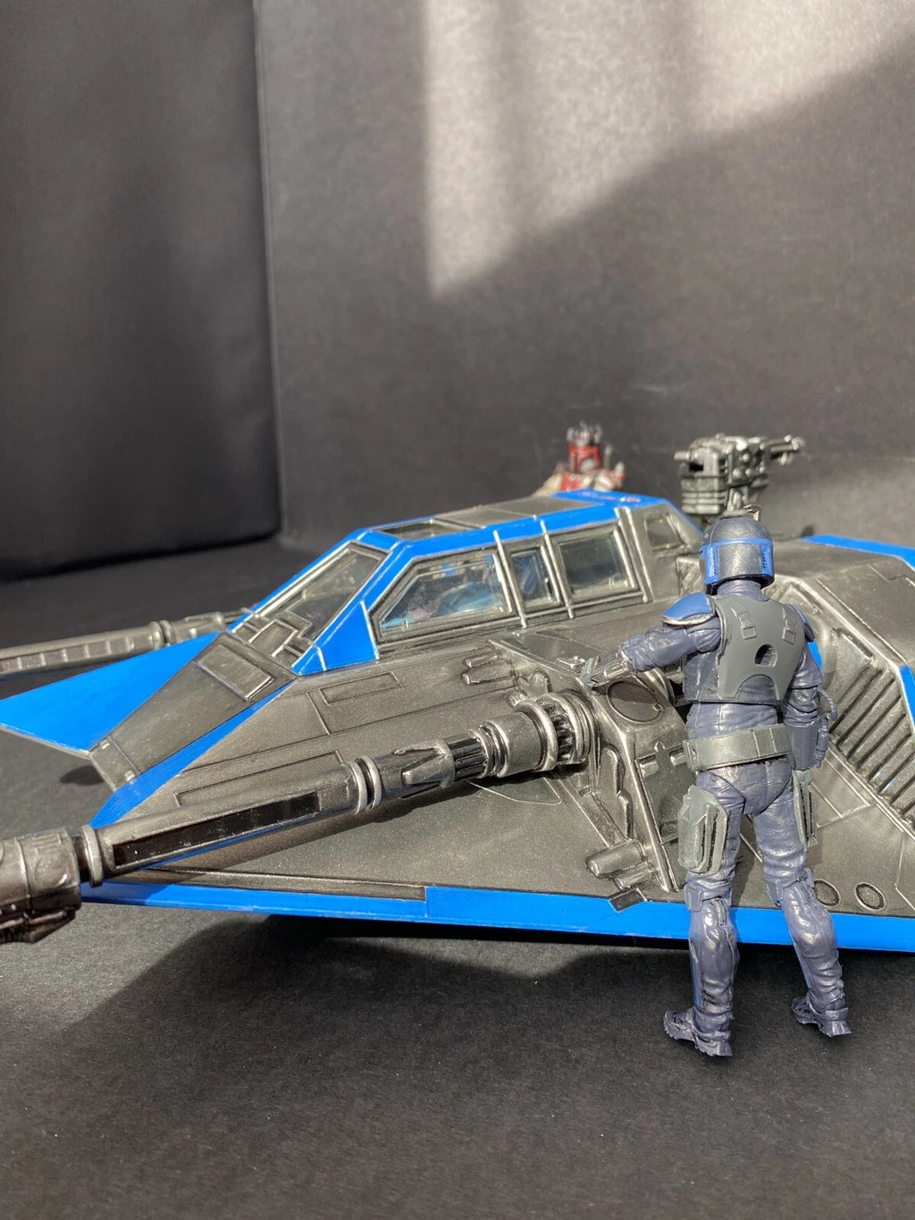 Kestral-9 Patrol Gunship | Mandalorian Outer Rim Snowspeeder Custom Star Wars