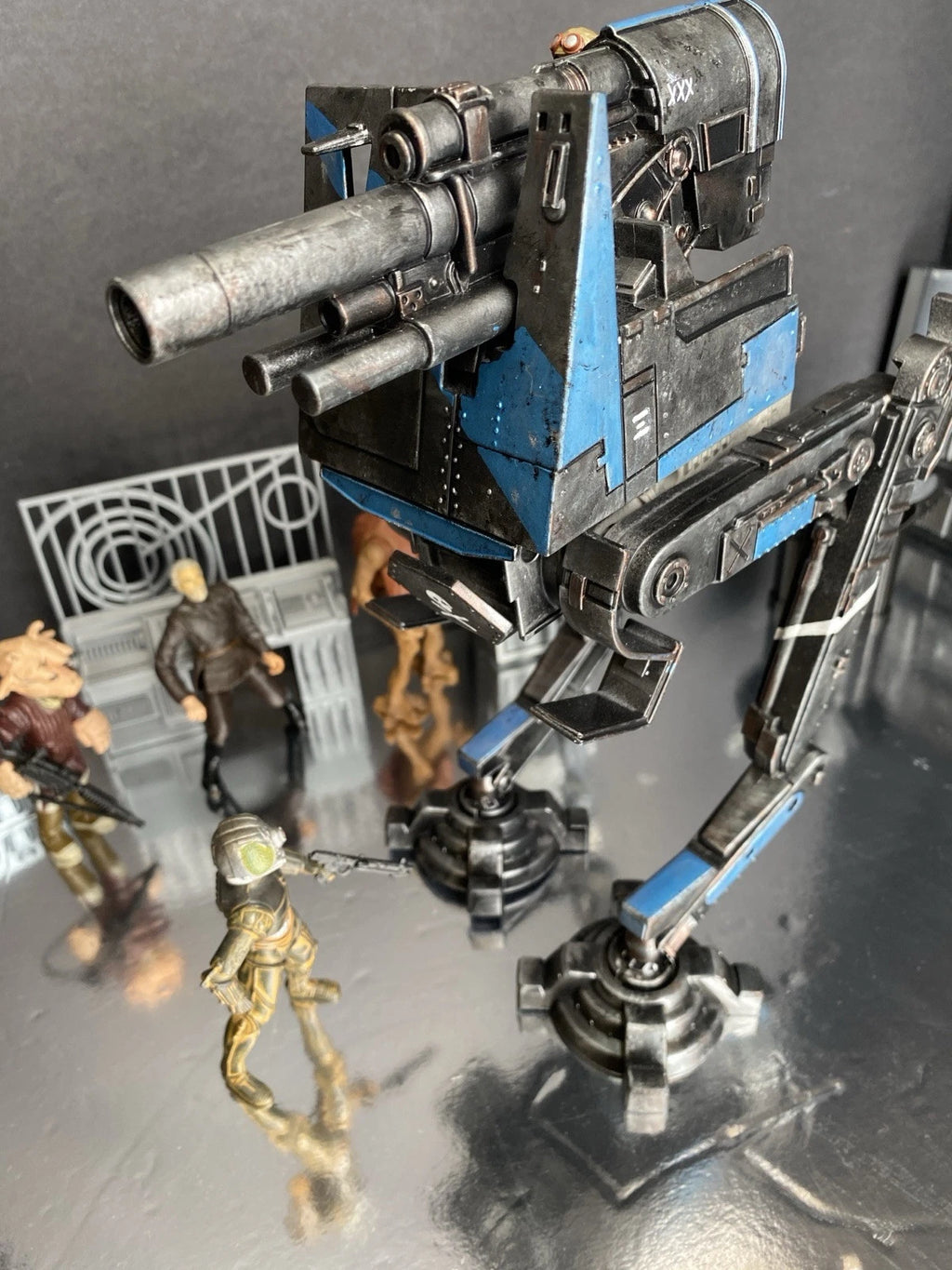 Blue Jackal Custom Imperial AT-DT War Walker 1:18 Hand-Painted One-Off Star Wars