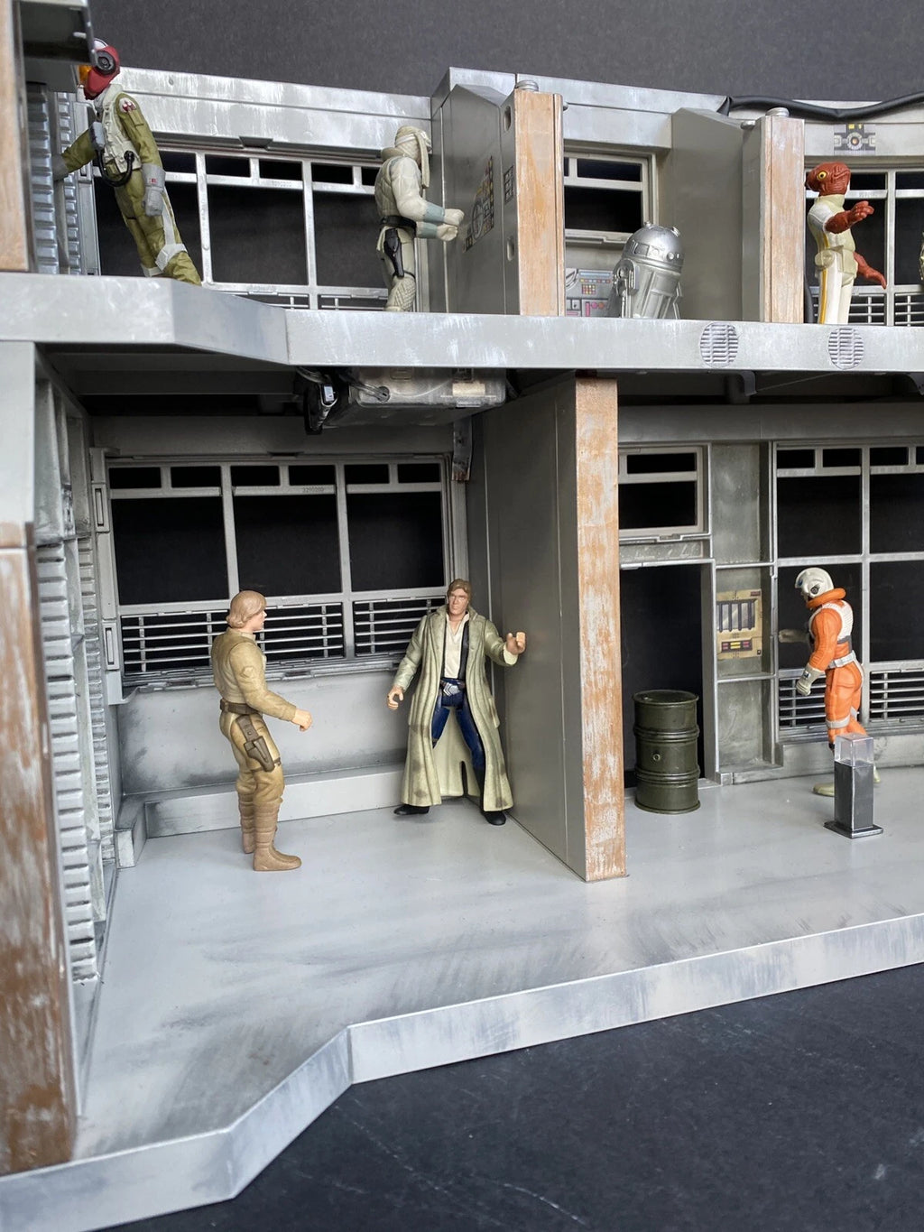 Yavin 4 Command Centre – Vintage Kenner Rebel Mandalorian Star Wars Diorama