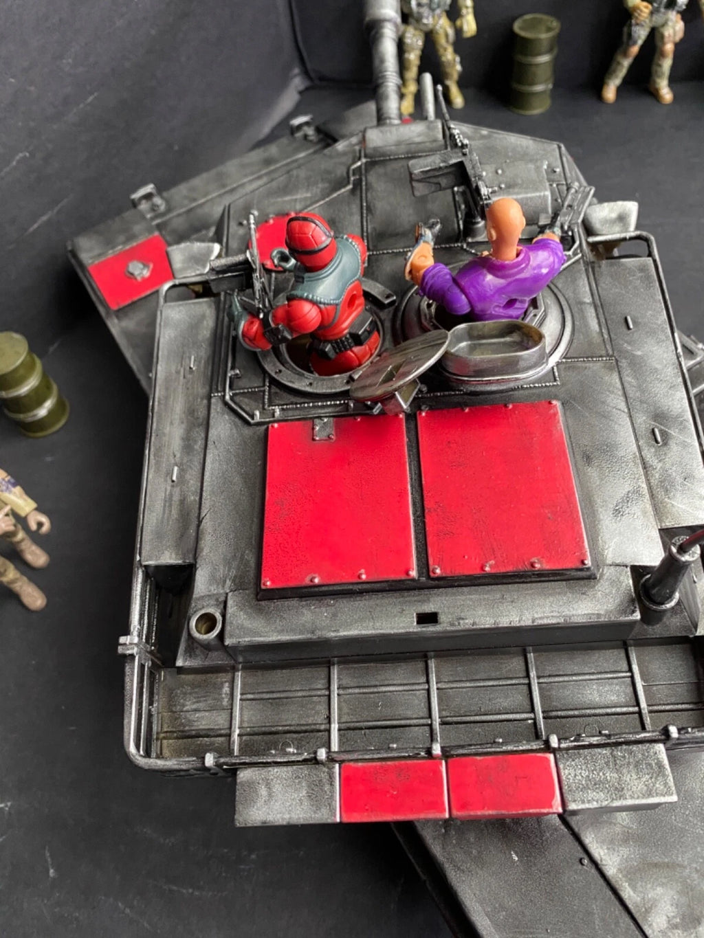 GI JOE COBRA DEVELOPMENTAL TERROR TANK 1:18 Collectible Vintage Custom