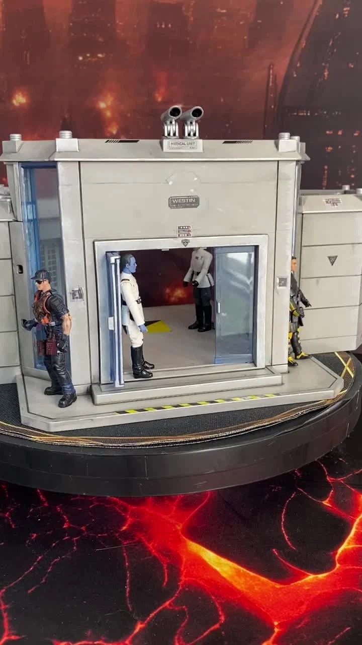 Resident Evil Umbrella Corp Raccoon City Biohazard Research Lab Diorama Horror