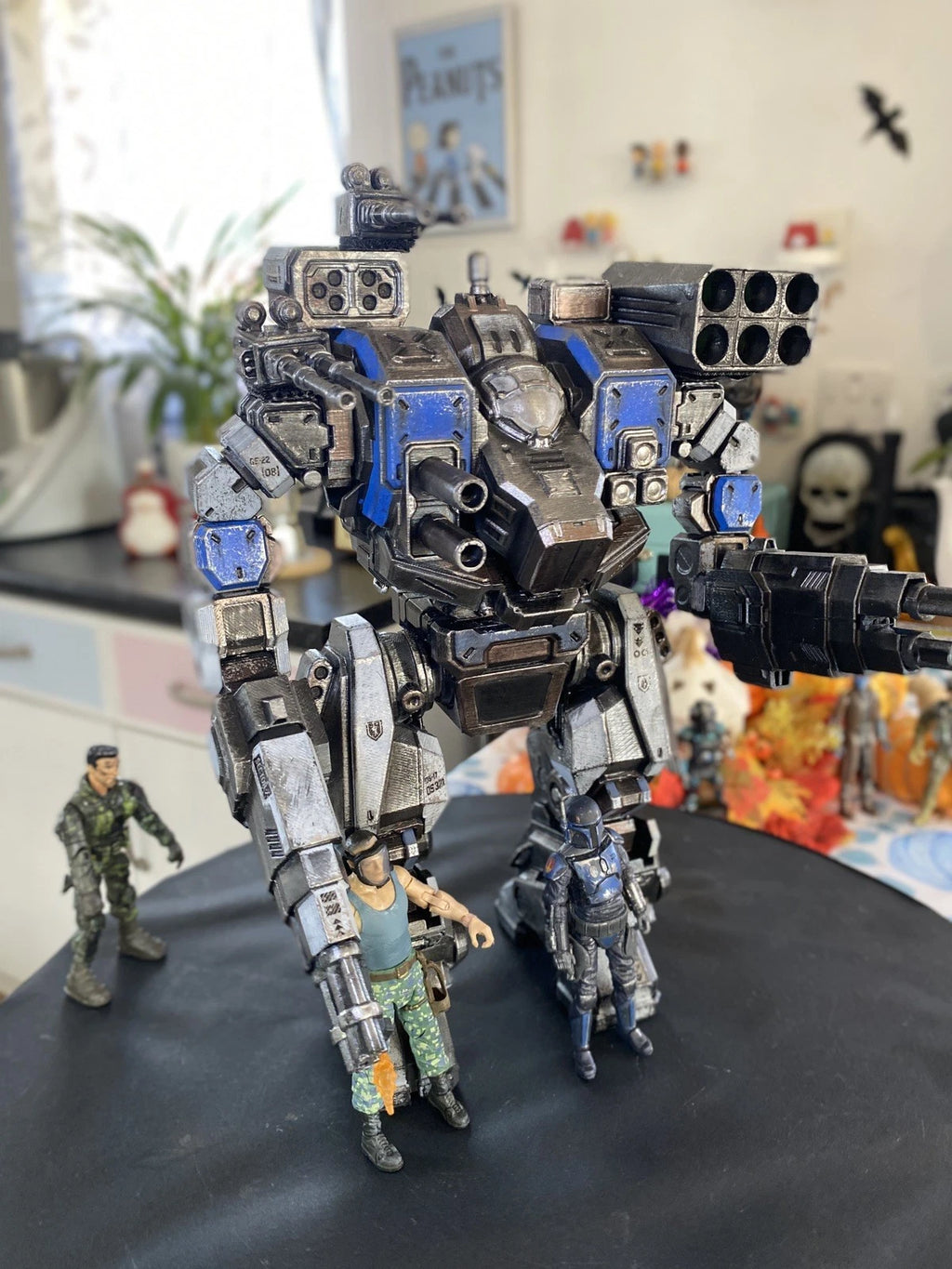 Cobra AttackMech OS-221 Urban Exo Custom Heavy Walker GI Joe vintage collectible