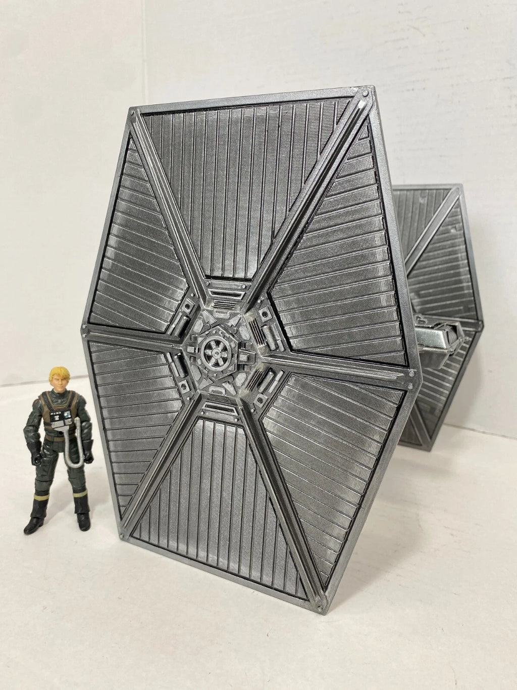 Andor Obsidian Reign Star Wars TIE Fighter Custom Vintage Kenner Black Series - view 14