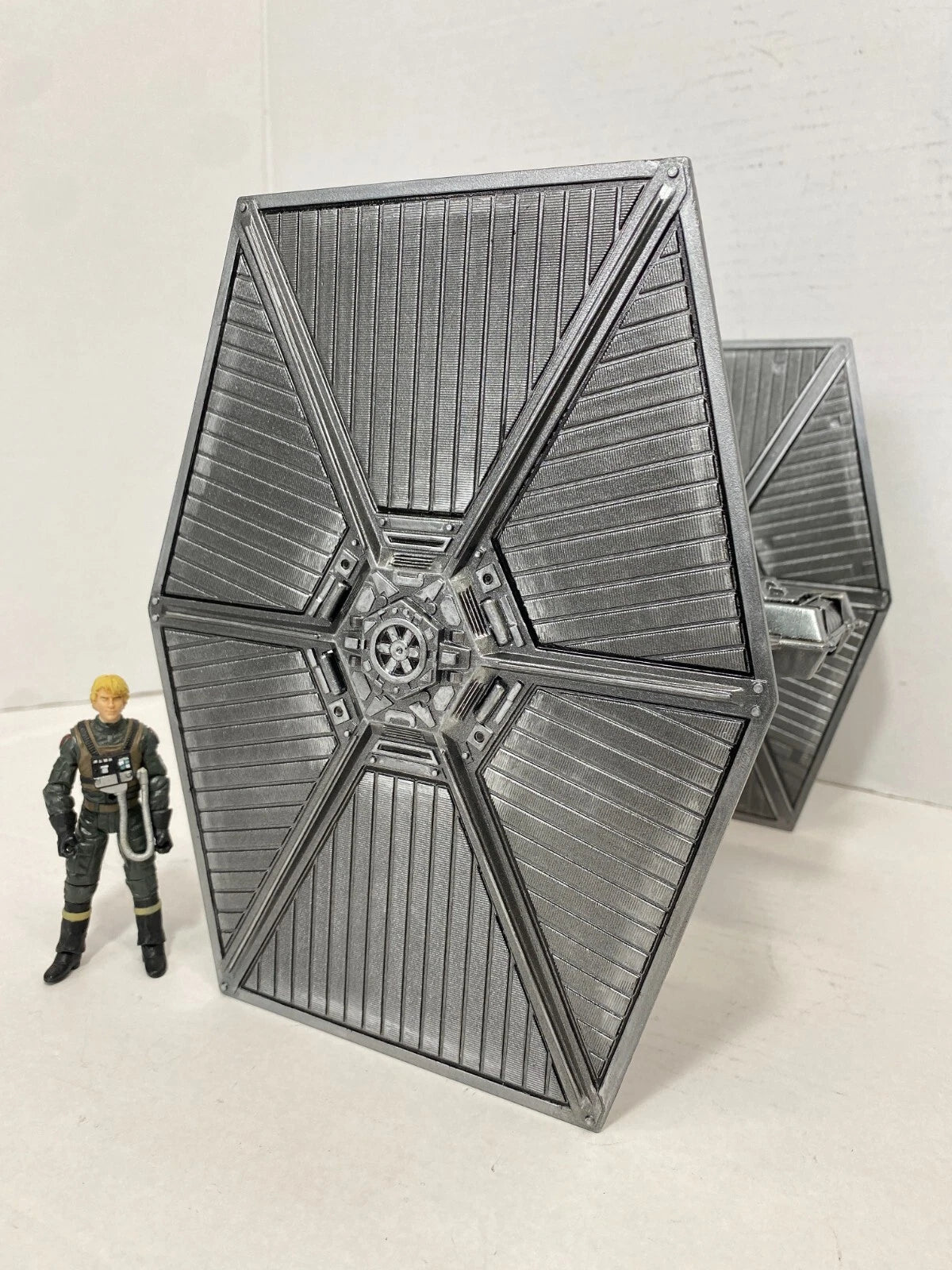 Andor Obsidian Reign Star Wars TIE Fighter Custom Vintage Kenner Black Series - view 14