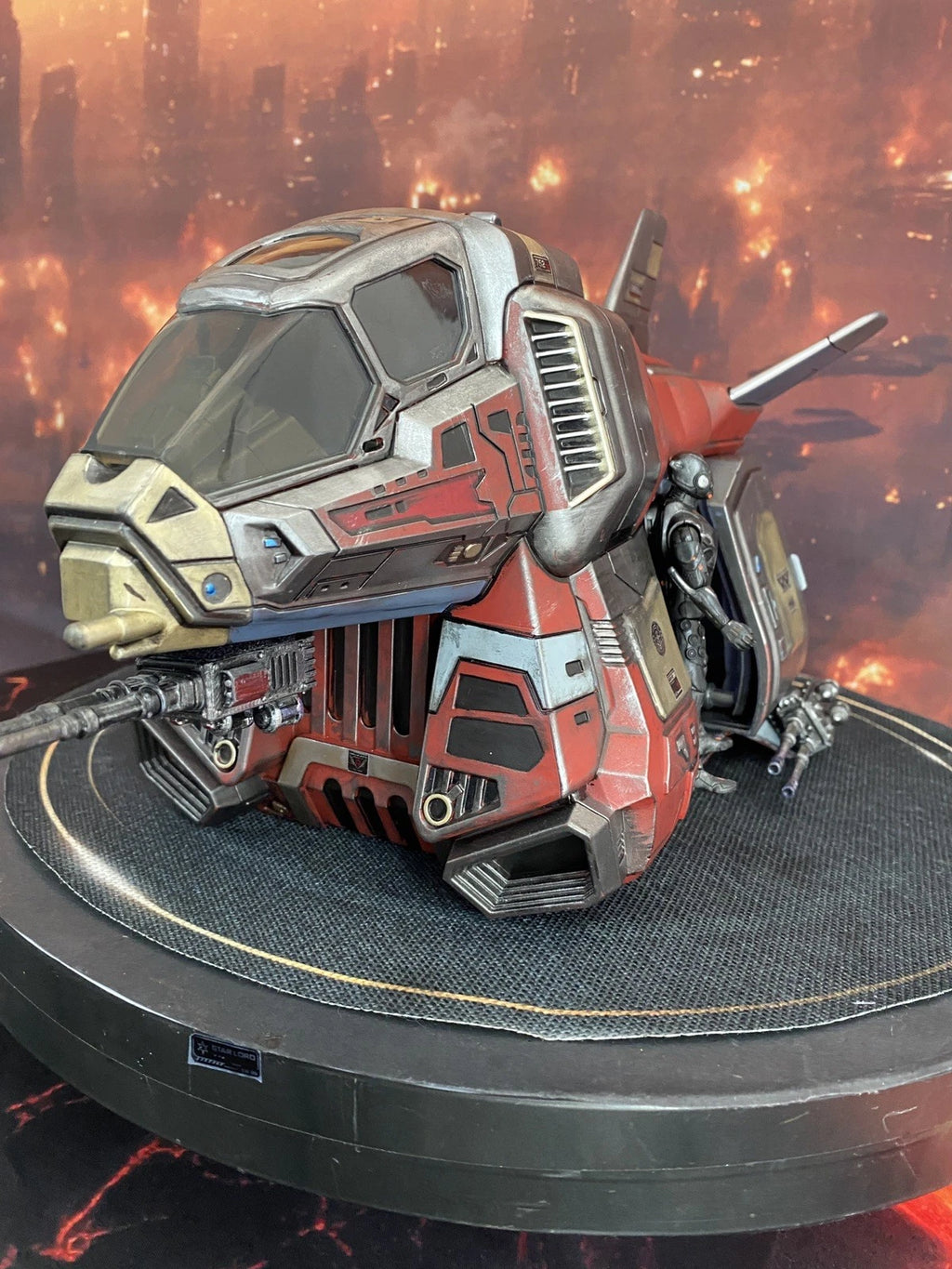 Krayt Viper Assault Shuttle | Custom Hand-Painted Star Wars Kenner Sith  Diorama